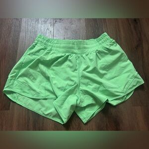 Lululemon Green Athletic Hotty Hot Shortsightedness